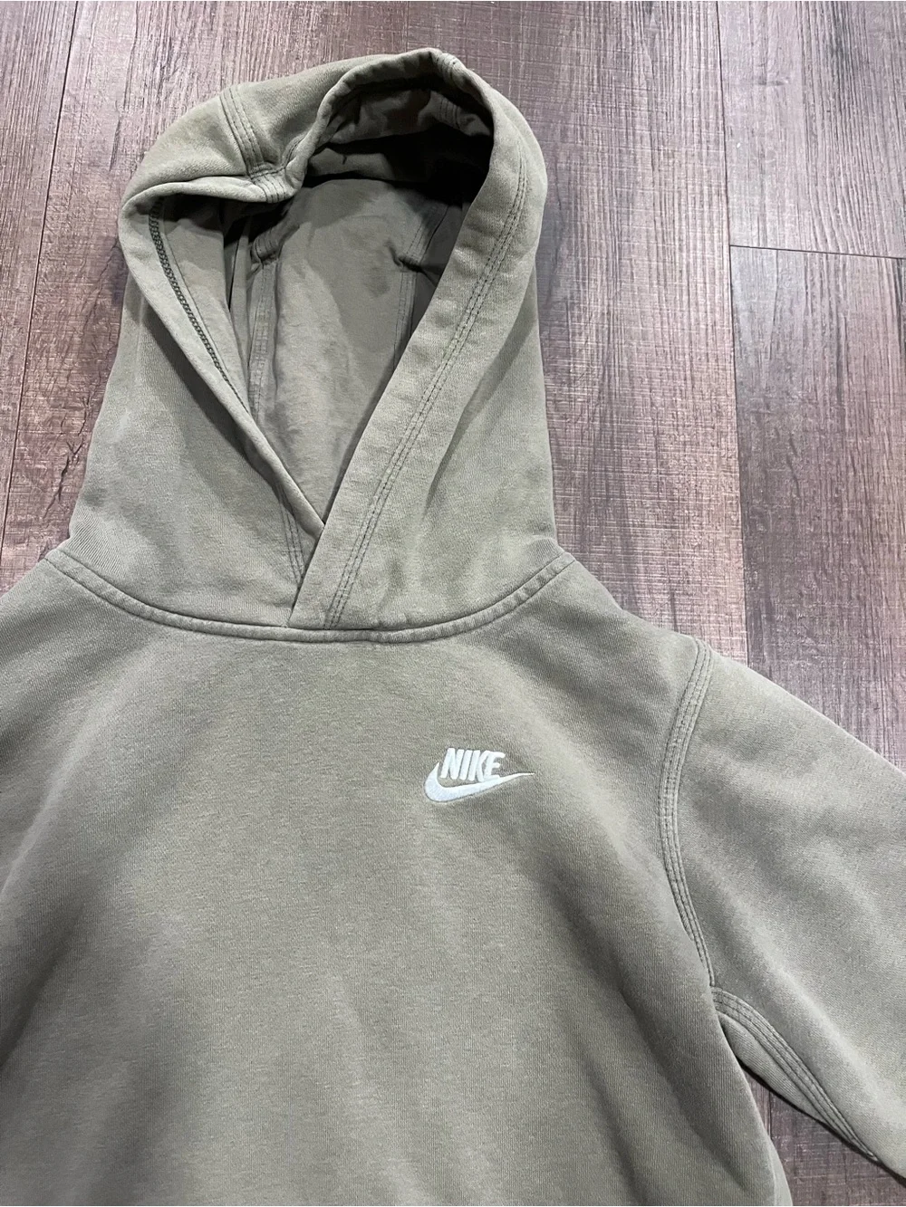 Nike Boys Hoodie Sweatshirt, Size Large Green - Picture 4 of 9